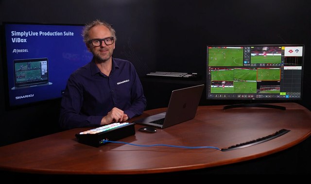 Riedel és SKAARHOJ – Bővített együttműködés SimplyLive integrációval